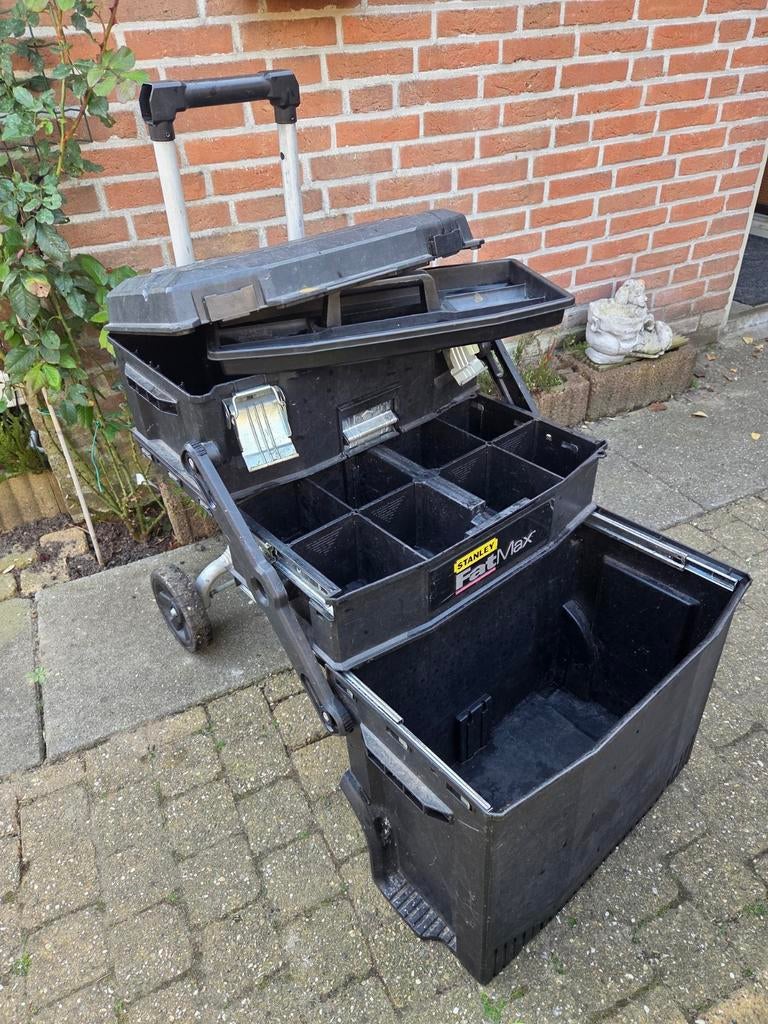 Stanley gereedschapwagen trolley, Doe-het-zelf en Verbouw, Gereedschapskisten, Ophalen, Gebruikt