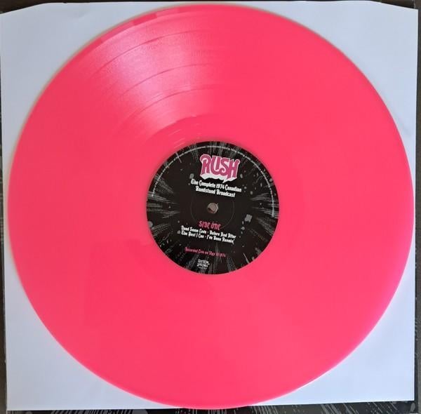 Rush The Complete 1974 Canadian Bandstand Broadcast roze lp, Progressive, Limited edition, Ophalen of Verzenden, 12 inch