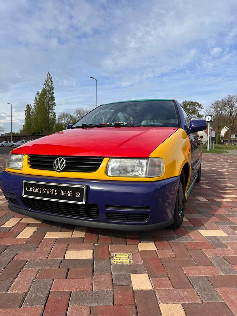 🌈 Volkswagen polo 6n 1995 harlekin 🌈, 440 kg, Stof, 4 cilinders, Overige kleuren