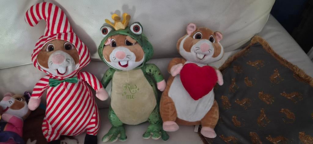 Te koop AH Hamsters, Kinderen en Baby's, Speelgoed | Knuffels en Pluche, Zo goed als nieuw, Overige typen, Ophalen of Verzenden