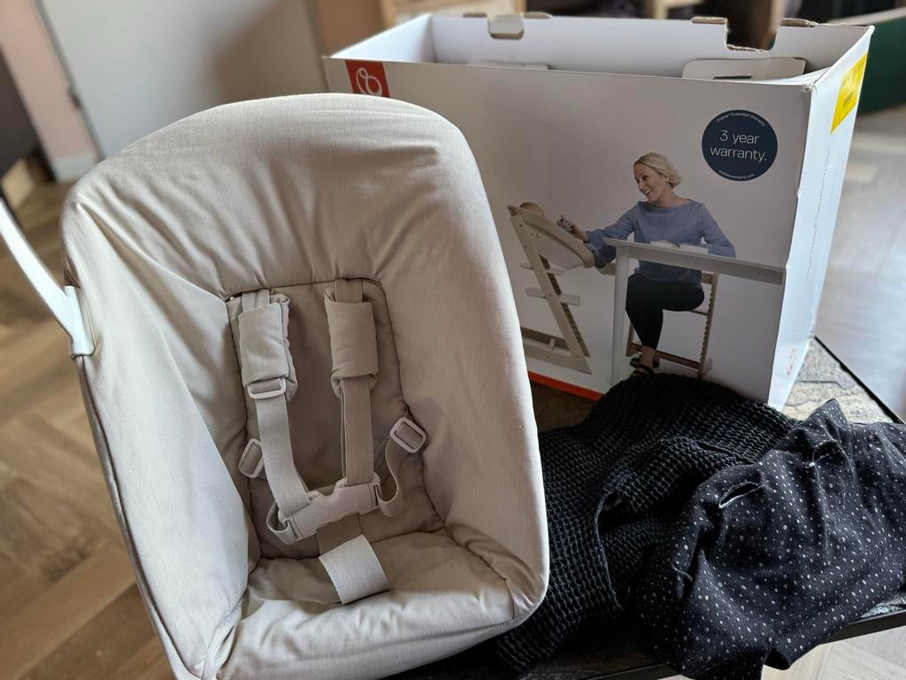 Stokke Newborn set (oud model) met twee hoezen, Kinderen en Baby's, Kinderstoelen, Ophalen of Verzenden, Gebruikt, Overige typen