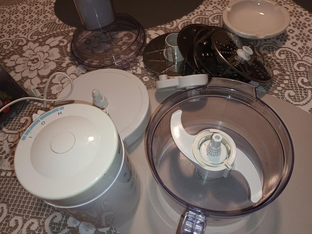 Philips HR 2871 Foodprocessor Keukenmachine, Witgoed en Apparatuur, Keukenmixers, Gebruikt, 1 tot 2 liter, 2 snelheden, Vaatwasserbestendig