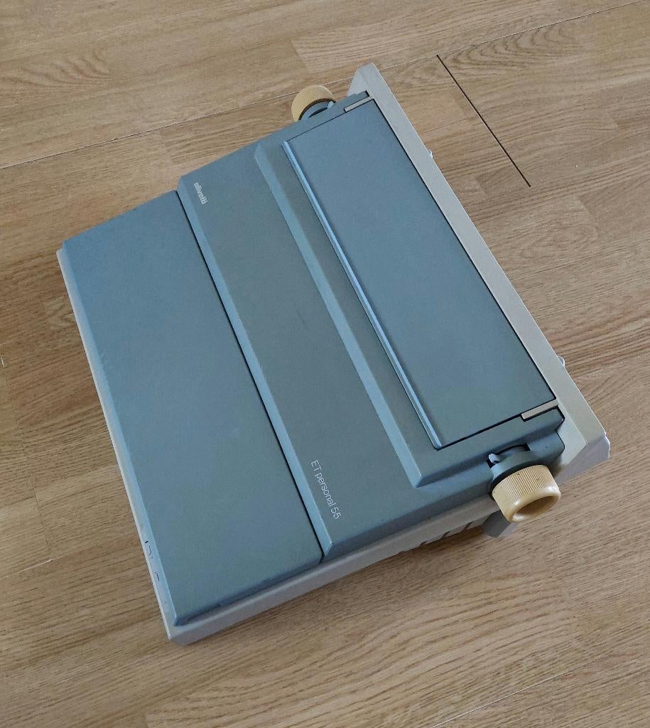 Olivetti typemachine ET personal 55 , vintage jaren 80, Diversen, Typemachines, Ophalen, Gebruikt