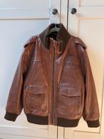 Pilotenjas geitenleer 122.128, Ophalen of Verzenden, Gebruikt, Jongen, Jas