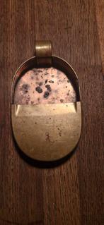 Koperen centenbakje voor orgeldraaier, Antiek en Kunst, Ophalen of Verzenden