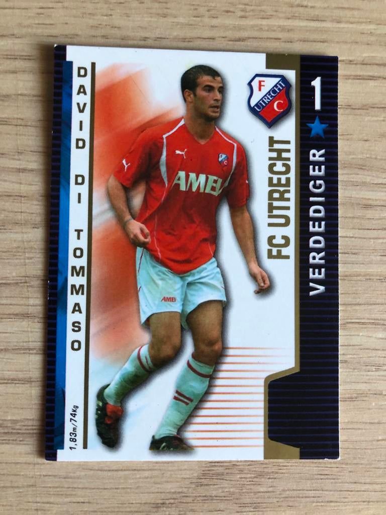 All Stars 2004-2005 David Di Tommaso, Verzamelen, Sportartikelen en Voetbal, Ophalen of Verzenden, Zo goed als nieuw, F.C. Utrecht