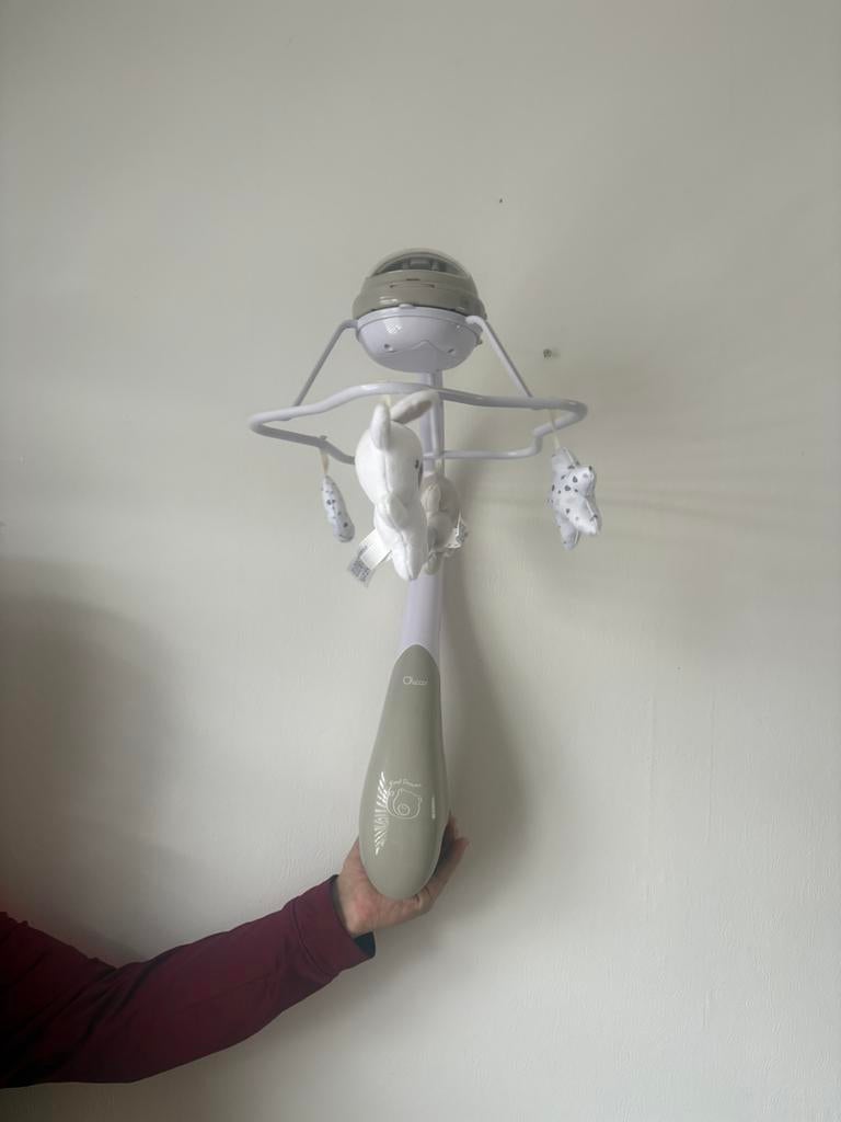 Chicco Regenboog Neutral 3-in-1 Muziekmobiel, Ophalen, Zo goed als nieuw