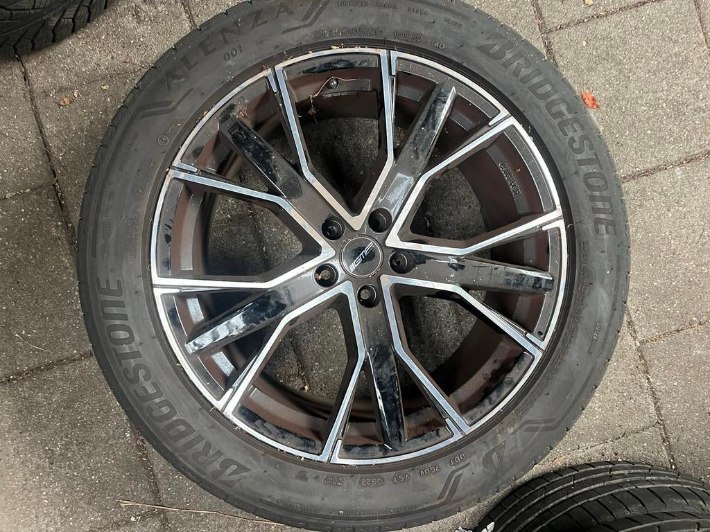 Zomerbanden set Bridgestone Alenza met GMP Gunner velgen, Ophalen, Gebruikt, 255 mm, Banden en Velgen