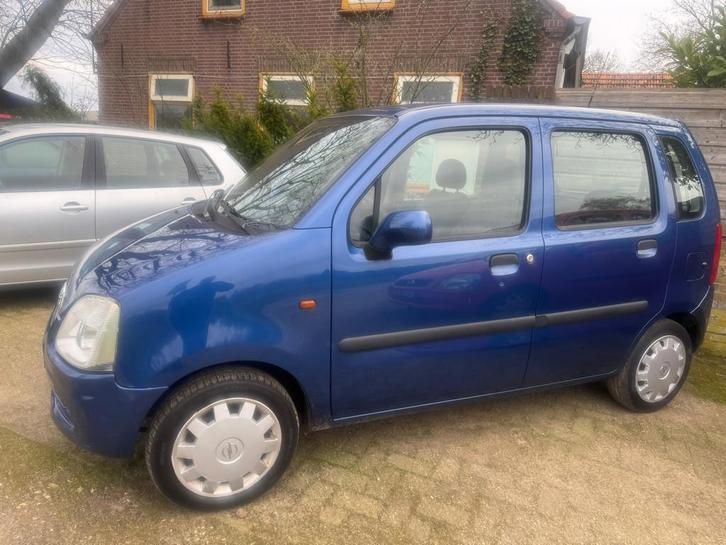 Opel Agila 1.2-16V Comfort, nw APK net afleverbeurt gehad, N, Auto's, Opel, Bedrijf, Te koop, Agila, Airbags, Elektrische buitenspiegels