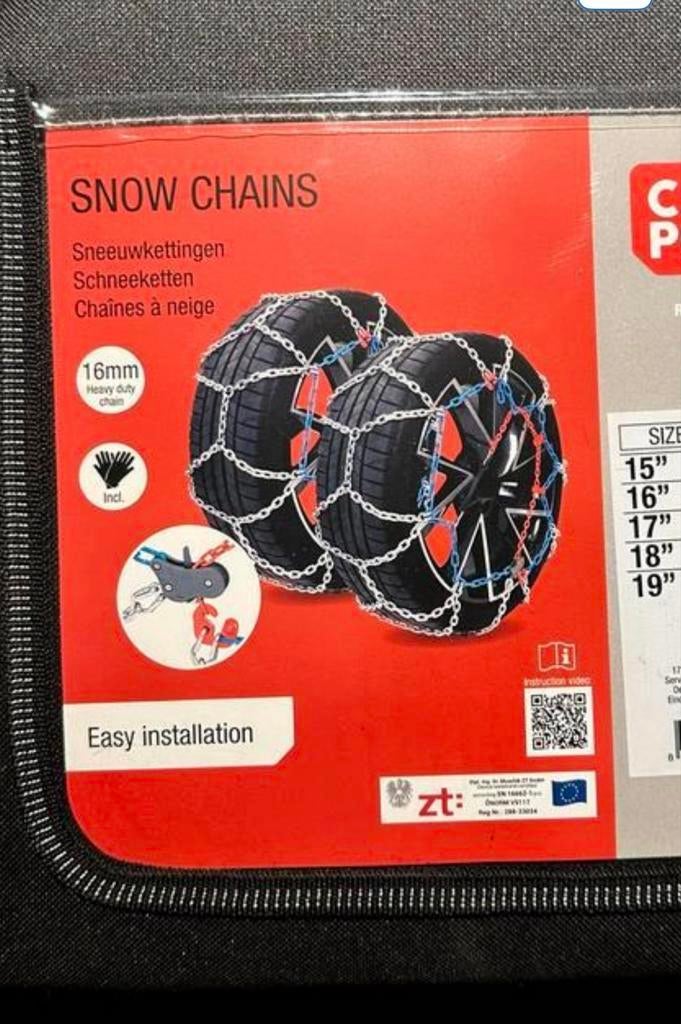 Sneeuwkettingen te huur voor 4x4 & SUV (diverse maten), Ophalen, Gebruikt