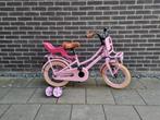 Spirit Diva 14 inch kinderfiets met zijwieltjes, Ophalen, Zijwieltjes, Gebruikt, Minder dan 16 inch