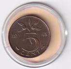 5 Cent 1948 Prachtig, Verzenden, Koningin Wilhelmina, 5 cent, Losse munt