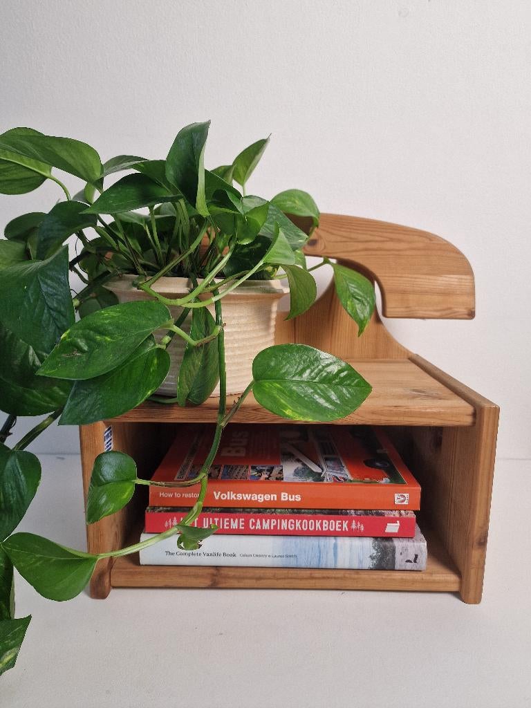 Vintage hangend houten telefoonkastje - Jaren 70/80, Gebruikt, Onbekend, Ophalen of Verzenden, Onbekend