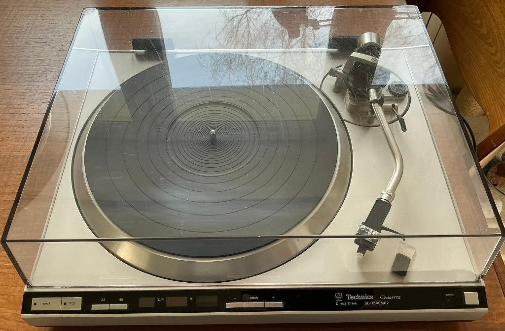 Technics SL-1500MK2 Direct Drive platenspeler, Audio, Tv en Foto, Platenspelers, Ophalen, Gebruikt, Pitch-regelaar, Platenspeler