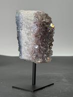 Angel Aura Titanium Kwarts op voet, Ophalen of Verzenden, Mineraal