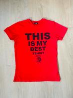 Diesel rood T-shirt THIS IS MY BEST TSHIRT maat 152, Kinderen en Baby's, Kinderkleding | Maat 152, Verzenden, Zo goed als nieuw