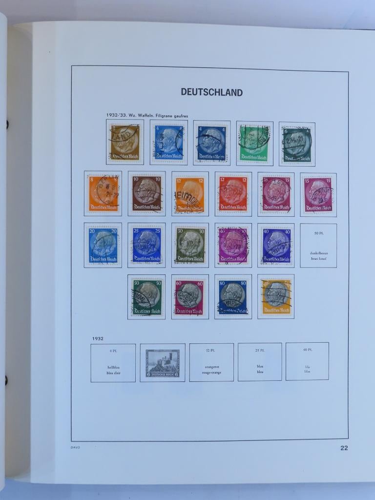 DAVO OUD-DUITSLAND/REICH - goedgevuld album - (M53) 2/3, Ophalen of Verzenden, Buitenland