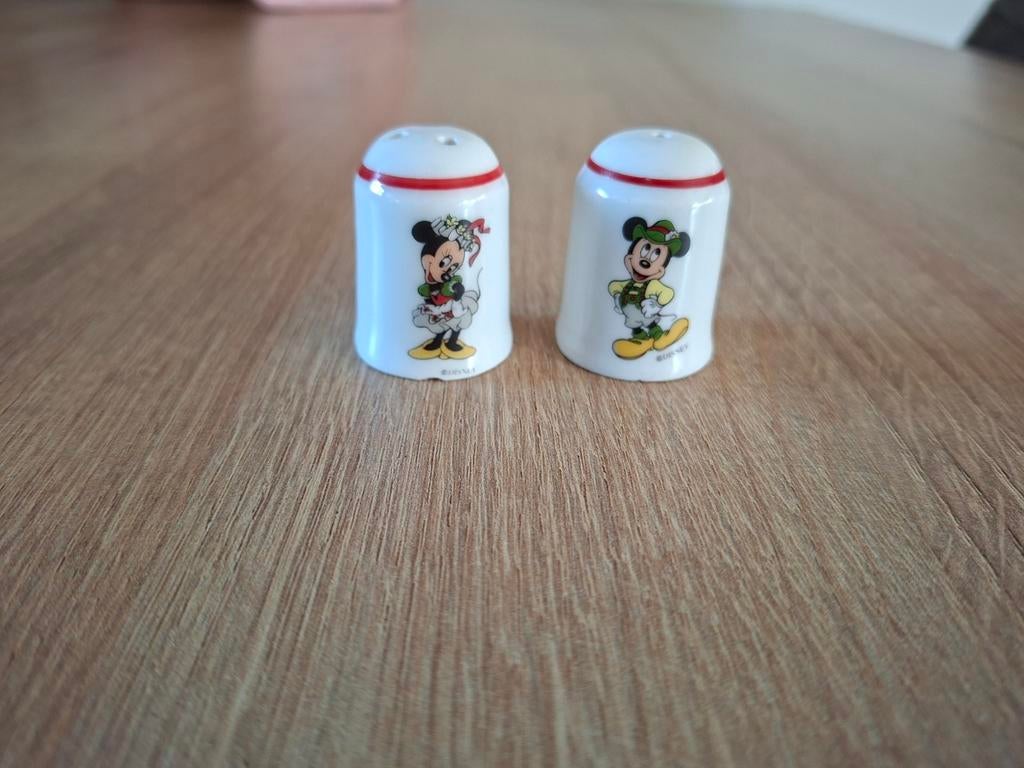 Mickey Mouse Peper- en Zoutstel - Disney Servies, Huis en Inrichting, Keuken | Servies, Overige typen, Overige stijlen, Keramiek