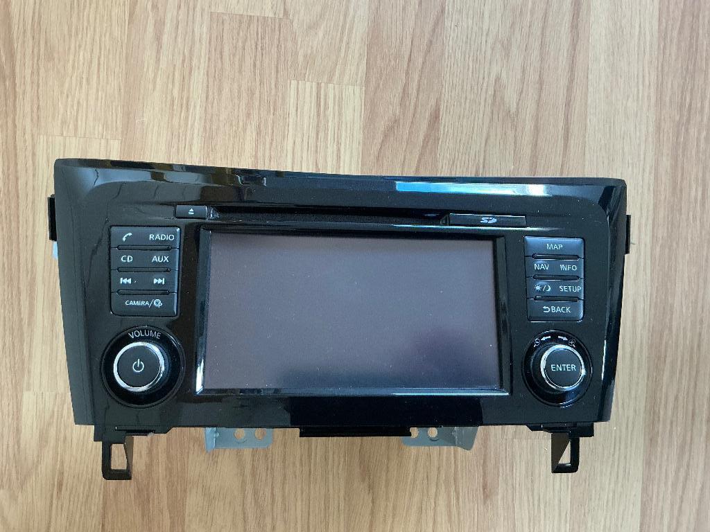 Origineel Nissan Qashqai radio-cd- navigatie display, Ophalen, Zo goed als nieuw