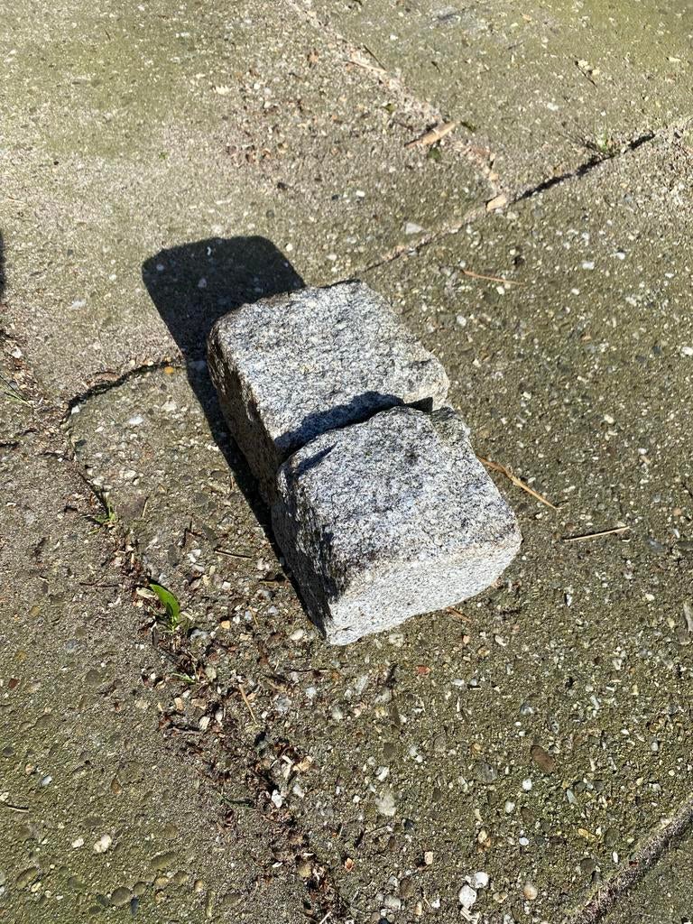 Belgische keitjes ca. 10x10 cm, Ophalen, Gebruikt, Klinkers, Natuursteen