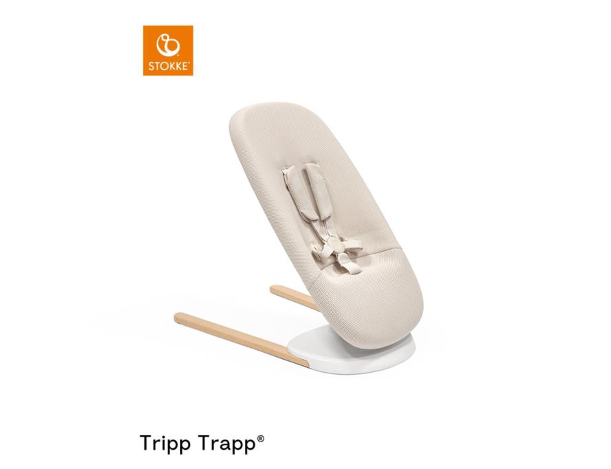 Stokke Steps Bouncer - Light Sand, Kinderen en Baby's, Wipstoeltjes, Wipstoel, Ophalen, Overige merken, Met gordel(s) of riempje(s)