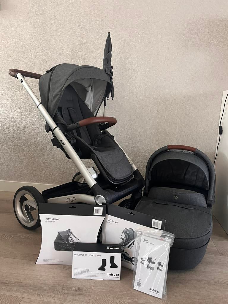 ✅ In zeer goede staat Mutsy 3 in 1 kinderwagen, Ophalen, Zo goed als nieuw, Mutsy