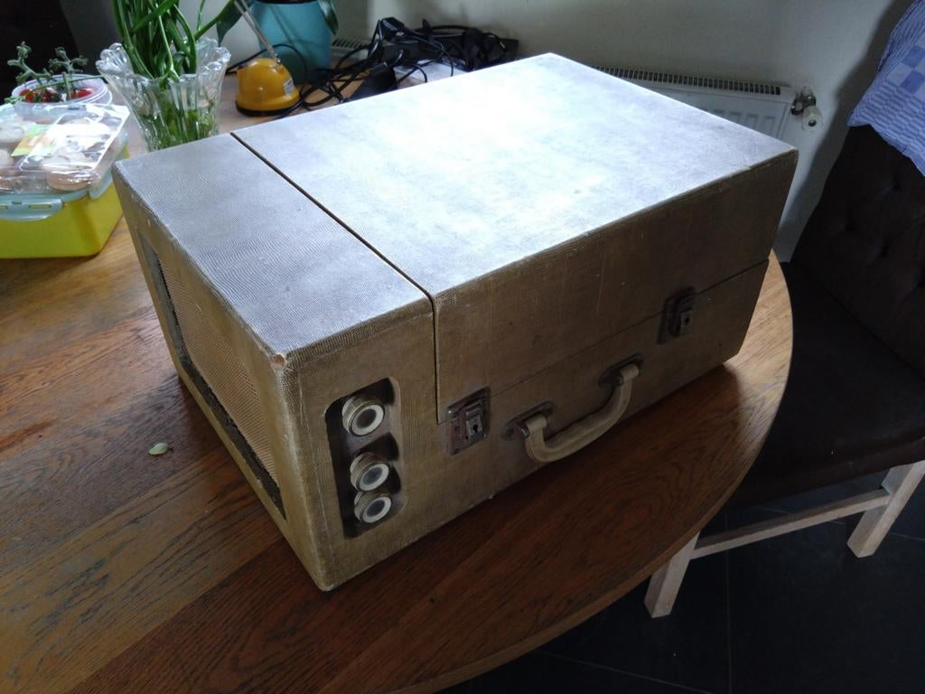 Antieke platenspeler, Audio, Tv en Foto, Platenspelers, Automatisch, Platenspeler, Niet werkend, Ophalen