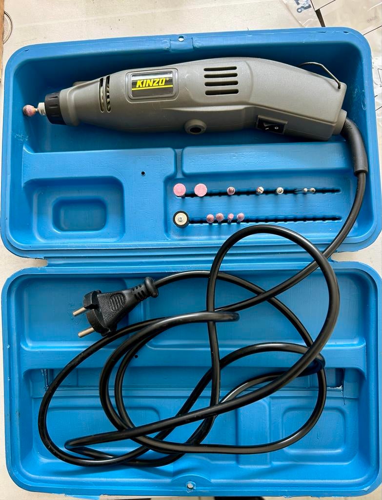 Kinzo Multitool met accessoires in koffer, Ophalen, Gebruikt
