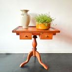 Vintage houten haltafel - bijzettafel - drankentafel, Ophalen, Minder dan 55 cm, Gebruikt, 60 cm of meer