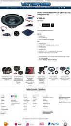 Audio System MFIT VW Golf 5 EVO 2 3 way composet / speakers, Auto diversen, Info@optimount.nl, Nieuw, Ophalen of Verzenden, Anholtseweg 48A 7091 HB DINXPERLO