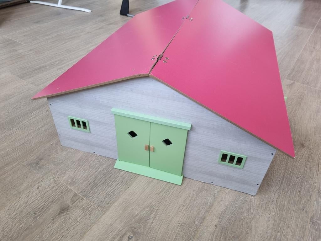 Houten paardenstal Schleich, Ophalen, Poppenhuis