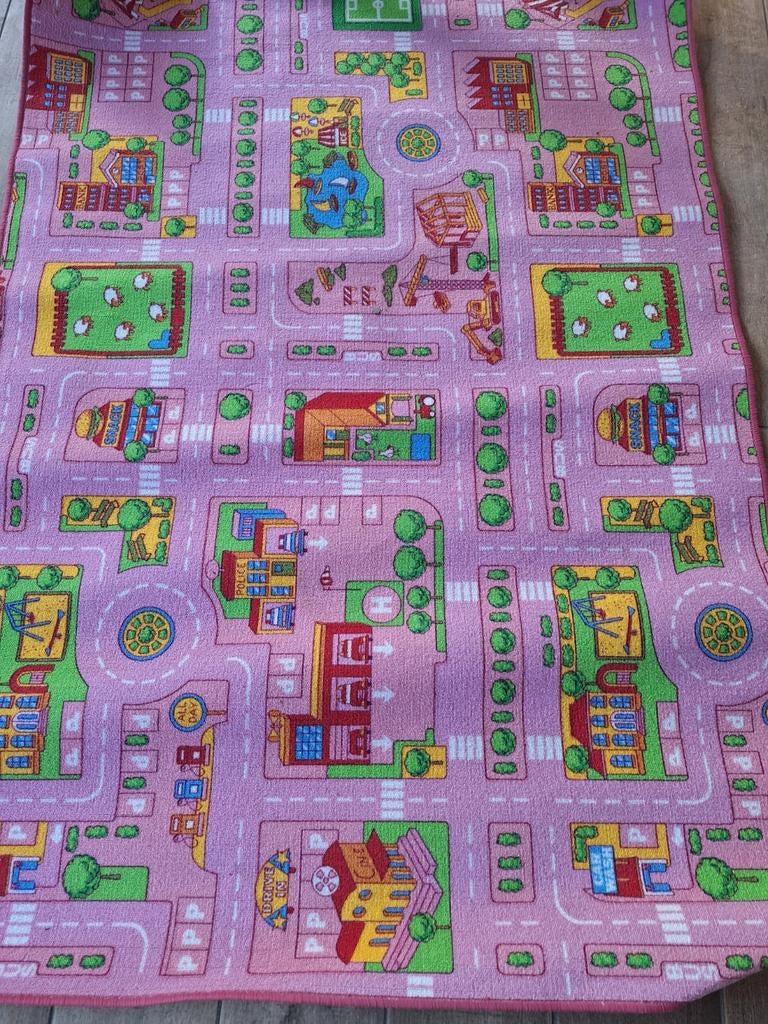 Verkeerskleed  rose, Kinderen en Baby's, Speelgoed | Speelkleden, Ophalen of Verzenden, Nieuw