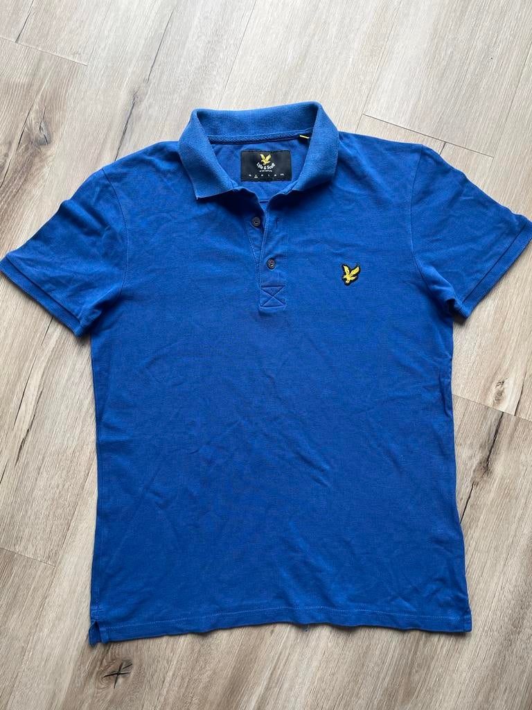 Lyle & Scott heren polo maat S blauw, Kleding | Heren, Polo's, Ophalen of Verzenden, Zo goed als nieuw, Maat 46 (S) of kleiner