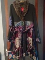 Desigual jas maat 42 zeer apart paats grijs, Ophalen, Zo goed als nieuw, Maat 42/44 (L), Grijs