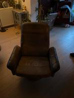 Vintage Leren draaiFauteuil - Bruin de sede exclusiv bruin, Ophalen, Gebruikt, Bruin, Leer