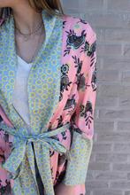 Roze kimono met lotus bloemen maat L, Imprevu Belgium, Maat 42/44 (L), Nieuw, Ophalen of Verzenden