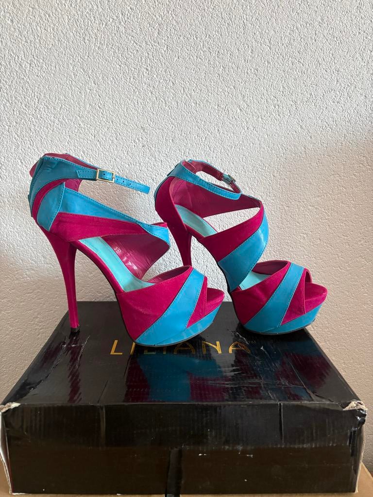 Peeptoe hakken US maat 11 - Slechts 1x gedragen!, Ophalen, Zo goed als nieuw, Roze, Pumps