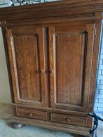 Eikenhouten Kast met Lades, Ophalen, Gebruikt, 25 tot 50 cm