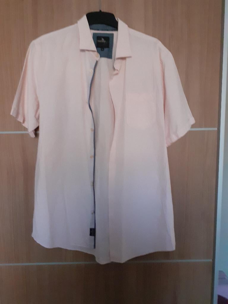 Heren overhemd, licht roze, maat XL (Vanguard), Ophalen of Verzenden, Roze, Vanguard, Gedragen
