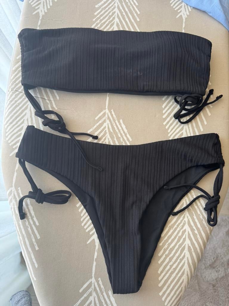 Bikini set zwart, Kleding | Dames, Badmode en Zwemkleding, Verzenden, Nieuw, Zwart, Bikini