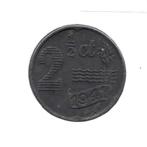 Nederland 2,5 Cent 1941 Wilhelmina Zink
