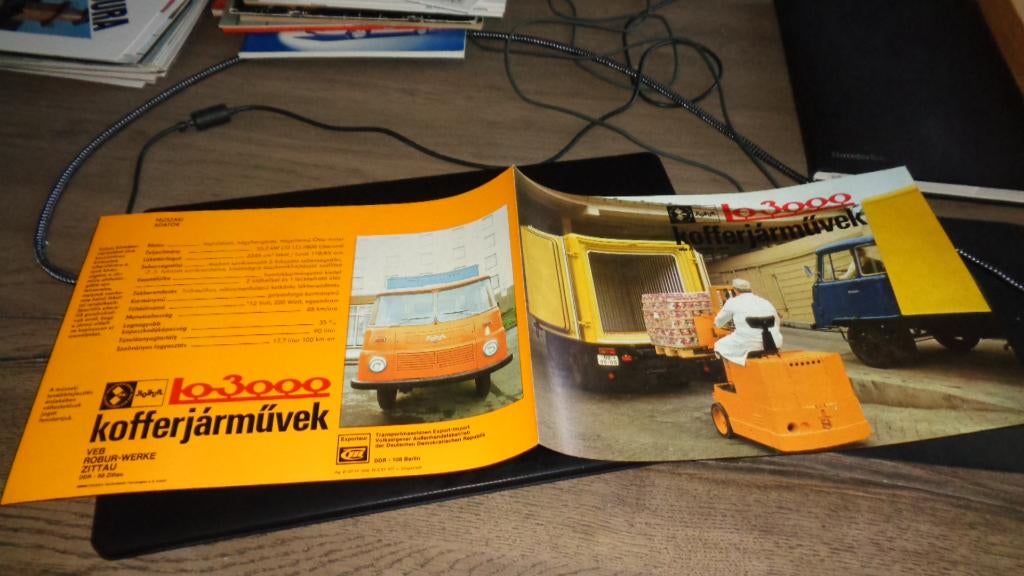 Folder IFA / ROBUR  Lo 3000  Koeltransporter, Verzenden, Nieuw, Overige merken