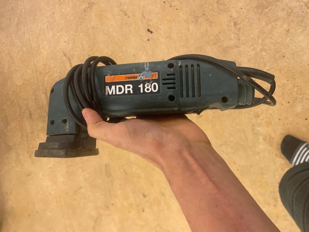 Meister Craft MDR 180 Driehoekschuurmachine – Gebruikt, Ophalen, Gebruikt, Minder dan 600 watt, Vlakschuurmachine