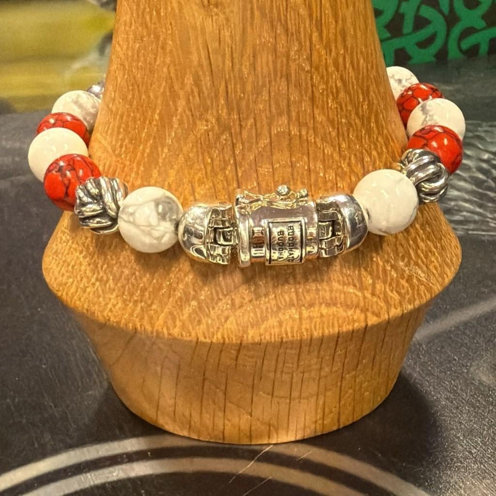 BUDDHA TO BUDDHA PSV SPIRIT BEAD KAMPIOEN ARMBAND € 419,00, Ophalen of Verzenden, Nieuw, Zilver, Zilver