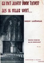 SIMON LANDSMAN - Ga niet alleen & Als ik maar weet, Orgel, Gebruikt, Verzenden, Artiest of Componist