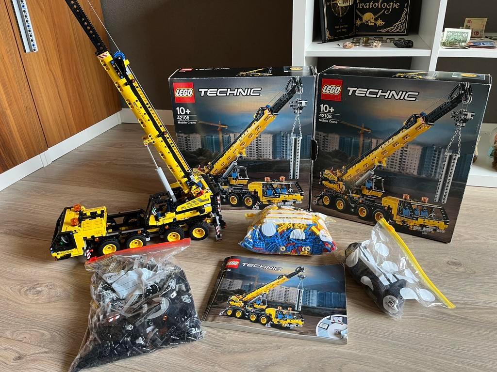 Lego technic 42108 mobiele kraanwagen, Ophalen of Verzenden, Zo goed als nieuw