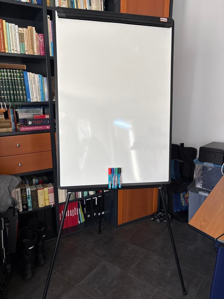 Whiteboard op statief, Ophalen, Gebruikt, Whiteboard