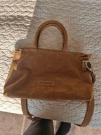 Shabbies Amsterdam suède handtas/schoudertas, Ophalen of Verzenden, Zo goed als nieuw, Bruin, Handtas