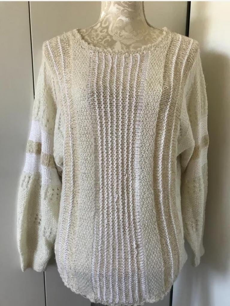 Handgebreide Trui, Kleding | Dames, Truien en Vesten, Ophalen of Verzenden, Zo goed als nieuw, Maat 38/40 (M), Overige kleuren