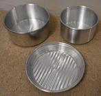 Aluminium Camping Pannenset - Stapelbaar met Draagband, Caravans en Kamperen, Ophalen